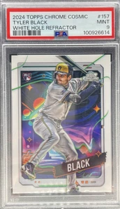 Tyler Black 2024 Topps Chrome Cosmic #157 White Hole Case Hit PSA9 (RC,SLAB,SSP) - Picture 1 of 2