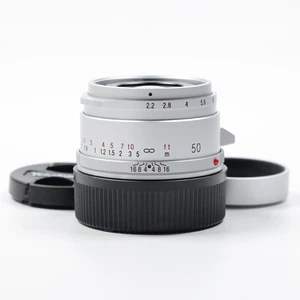 Voigtlander Color Skopar 50mm F/2.2 VM Silver for Leica M  [Top Mint] #4226J - Picture 1 of 12