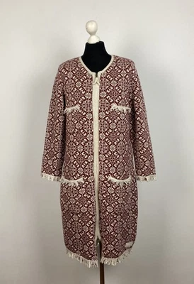 ODD MOLLY Mujer Trench Cárdigan 100% Algodón Talla 4 Foto 1 de 4