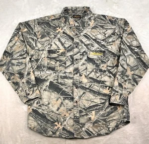 Mathews Archery Shirt Men’s XL Lost Camo Button Down Long Sleeve Heavy Cotton - Picture 1 of 7