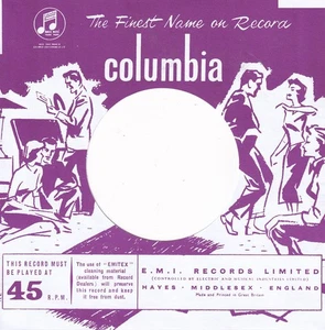 Columbia BigBoppa Reproduction Company Record Sleeves (5 Pack) - Picture 1 of 2
