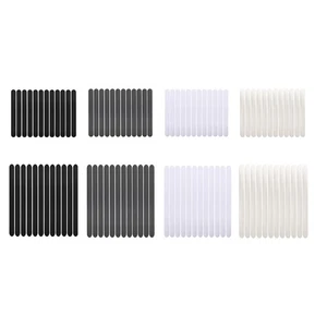 12Pcs Non Slip Bathtub Stickers Clear Textured Safety Shower Strips Treads Tape - Picture 1 of 10