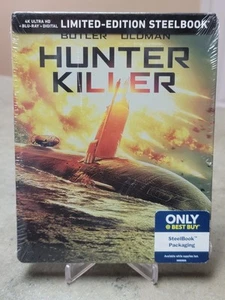 Hunter Killer Best Buy Exclusive OOP 4K UHD Blu-ray SteelBook 2018 - Picture 1 of 3