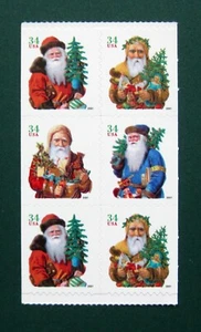 Sc # 3544d ~ Booklet Pane of 6 from BK 286 ~ 34 cent Holiday Greetings Issue - Picture 1 of 1