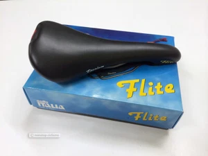 NOS Vintage Selle Italia FLITE TITANIUM Saddle : BLACK NIB MINT - Picture 1 of 2