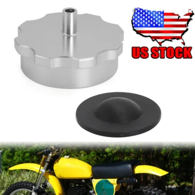 Fuel Tank Cap For Suzuki TM 75 100 125 250 400 RM 80 100 125 250 370 44200-28300 - Image 1 of 4