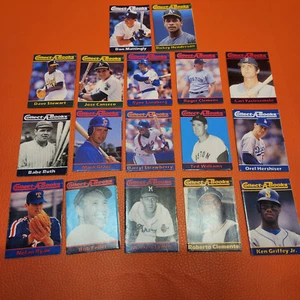 Collect A Books 1990 Baseball Player Highlight Book Vintage Leaflets Lot of 17 - Picture 1 of 16