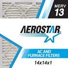 14X14X1 MERV 13 Pleated Air Filter, AC Furnace Air Filter, 6 Pack (Actual Size: 
