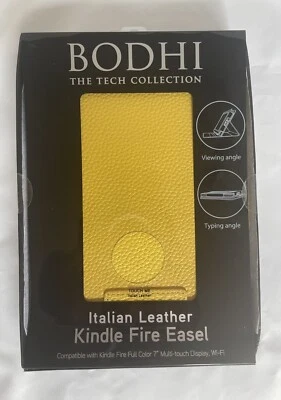 Cavalete de fogo BODHI couro italiano Kindle 7” Wi-Fi multitoque sol-novo - Imagem 1 de 4