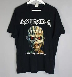 IRON MAIDEN THE BOOK OF SOULS WORLD TOUR 2017 MEN'S T-SHIRT SIZE XL - Picture 1 of 7
