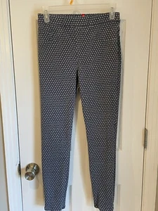 Spanx Womens Jeggings Blue Polka Dot Size Small - Picture 1 of 11