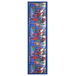 Hijab Shawl for Women | 12" - 51" Silk Seasonal Long Scarf | Patterned Hair S... - Picture 1 of 7