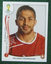 2014 Panini Brasil World Cup Album Sticker #340 Switzerland RICARDO RODRIGUEZ