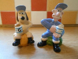 Unique? Wallace & Gromit Salt Pepper Pots / Shakers - Paul Cardew Prototype - Picture 1 of 3