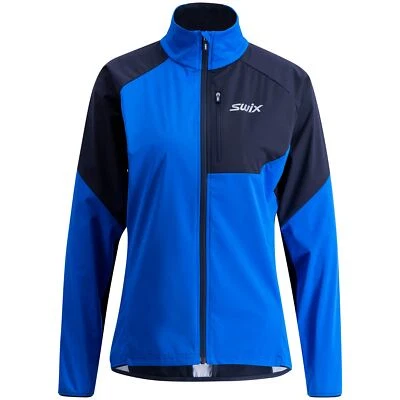 Jaqueta SWIX Feminina Focus Active Azul/Marinho Escuro Wind (10181-24-70751) - Imagem 1 de 3