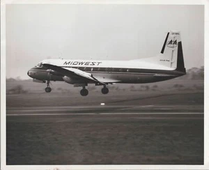 MIDWEST AVRO 748 HS748 CF-MAL ORIGINAL MANUFACTURERS PHOTO CANADA - Picture 1 of 2