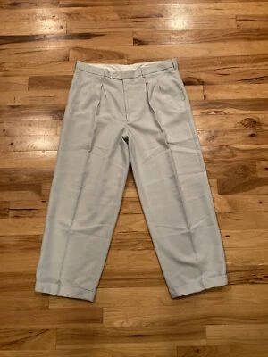 Pantalones de golf vintage Virgola de poliéster verde para hombre pantalones retro discoteca 40 x 29 Foto 1 de 4