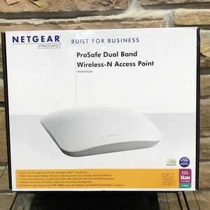 NETGEAR ProSafe Dual band Wireless N Access Point WNDAP360 N300 NEW in open box - Picture 1 of 14