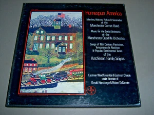Homespun America Eastman Wind Ensemble & Chorale 1976 Vox SVBX5309 3LPBox VG+ NM - Picture 1 of 5