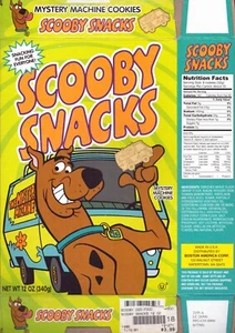 Scooby-Doo SCOOBY SNACKS Mystery Machine Cookies (2000) Flat Box QUITE RARE - Bild 1 von 2