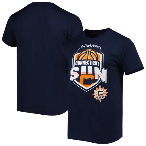 Unisex Stadium Essentials Navy Connecticut Sun Crest T-Shirt Cover