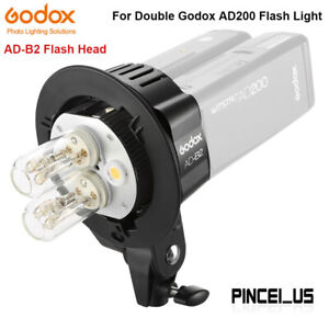 Godox AD-B2 Dual Power Flash Head For Double Godox AD200 Pocket Flash Light