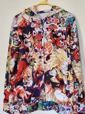 Толстовка с капюшоном аниме Dragon BallZ большая на молнии от Spop мягкая б/у b125 - Изображение 1 из 4
