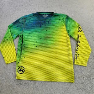 Mojo Sportswear Co Shirt Mens XL Yellow Performance Pullover Long Sleeve - Picture 1 of 8