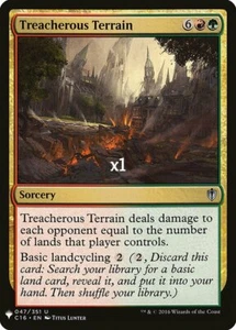 MTG Mystery Booster MB1 Treacherous Terrain MINT - Picture 1 of 1