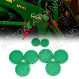 For John Deere 1023E 1025R 2025R Compact Tractor 120 Loader Zerk Grease Caps - Picture 1 of 9