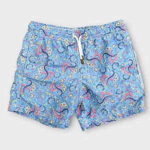 B06-98 Coast Av., 10Y/L, swim trunks, Paisley (10,Blue Paisley) - Picture 1 of 2