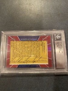 Freddie Lindstrom Cut Autograph 1/4 2014 Leaf Sports Icons