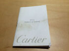 Used   Booklet Cartier   Stylo Pen Model Diabolo   For Collectors