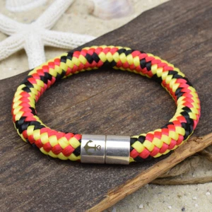 ❦ Armband MAX | Segeltau | 10 mm | Germany | Anker | Magnetverschluss | 06 ❦ - Bild 1 von 2