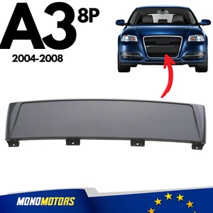 NEW FOR AUDI A3 8P FRONT BUMPER NUMBER PLATE HOLDER GREY 8P4807285G - Picture 1 of 6