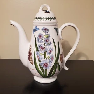 Vnt 1972 Portmeirion Botanic Garden 10.75" Circa 1818 Coffee Pot Made England - Picture 1 of 11
