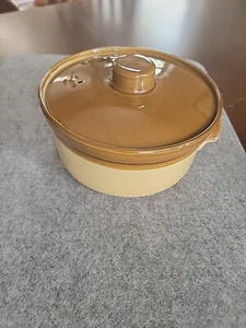 Vtg TG Green Granville LTD Vented Lid Bean Pot Casserole Church Gresley Brown - Picture 1 of 6