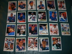CLEVELAND INDIANS 1990 UPPER DECK TEAM SET 23 CARDS  BELLE ROOKIE ALOMAR CARTER - Picture 1 of 1