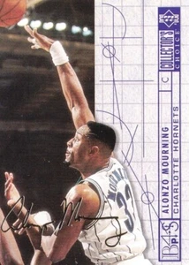 ALONZO MOURNING - CHARLOTTE HORNETS, RARE 94-95 GOLD FOIL NBA BASKETBALL CARD. - Picture 1 of 1