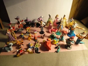 Mixed Lot Of 32-+ Vintage Disney Pvc Figures Cake Top, Bullyland Toys Up - Picture 1 of 13