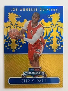 2014-15 NBA EXCALIBUR CHRIS PAUL BLUE CRUSADE REFRACTOR INSERT LA CLIPPERS /149