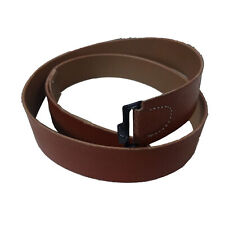 German Army Heer Brown Leather Belt WW2 Enlisted Mans EM Repro (Size 100CMS) J37