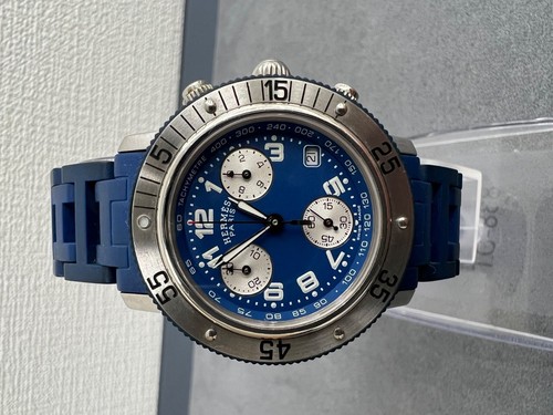 HERMÈS Orologio Uomo HERMES Clipper Diver Cronografo SS Analogico Quarzo CL2.317