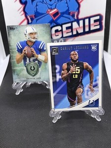 2018 donruss football 2-card rookie lot ! darius leonard n andrew luck invest
