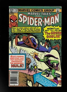 MARVEL TALES SPIDERMAN #152 (1983) NEWSSTAND AMAZING #14 1ST APP GREEN GOBLIN - Picture 1 of 2