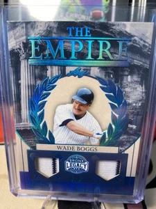 WADE BOGGS YANKEES 2 RAYAS #'d 6/9 2025 Hoja Bronx Legacy The Empire ¡Juego usado! - Imagen 1 de 13