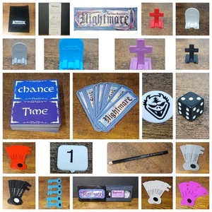 Juego de mesa vintage Nightmare The Video VHS, REPUESTOS Y PIEZAS - Imagen 1 de 27