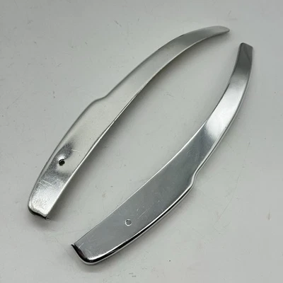 Porsche 911 912 Front Bumper Aluminum End Cap Trim Set 1969-1973 LWB - Image 1 of 4