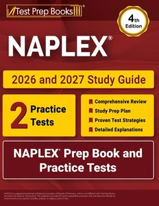 NAPLEX 2026 and 2027 Study Guide: NAPLEX Prep Book and Practice Tests - Picture 1 of 1