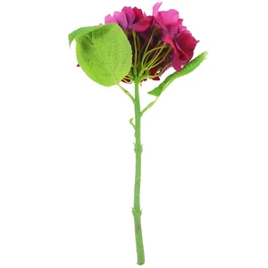  Flower Decor Artificial Flowers for Decoration Faux Hydrangea Heads - Picture 1 of 12